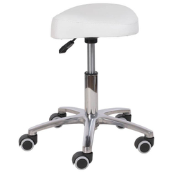 Стул Седло СЕДДО, металл бел