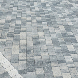 Тротуарная плитка СТАРЫЙ ГОРОД - Листопад гранит Антрацит, комплект из 3 видов плит