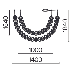 Подвесной светильник Maytoni MOD216PL-L55G3K