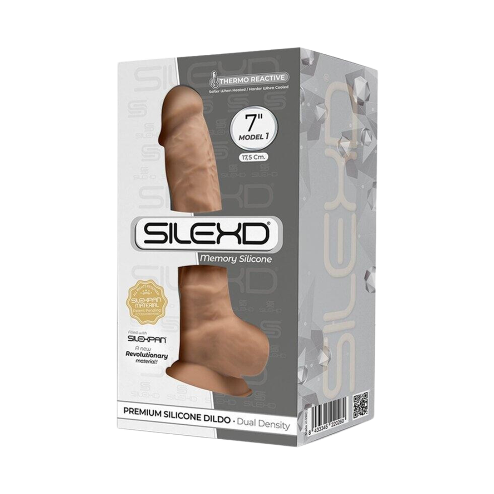 Фаллоимитатор из инновационного силикона SileXD Model 1, 7 дюймов