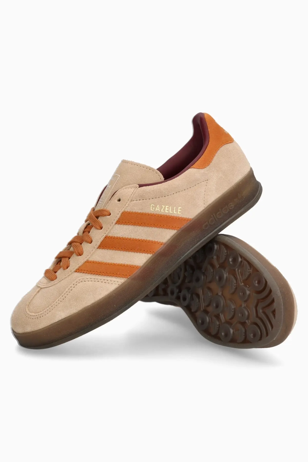 Кроссовки adidas Gazelle Indoor - коричневый