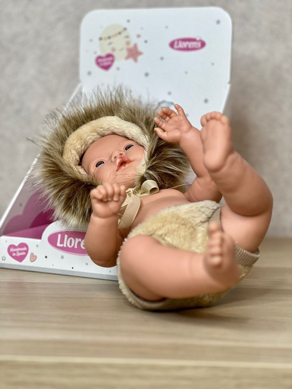 Кукла Llorens виниловая 30см Mini Baby Lion (63201)