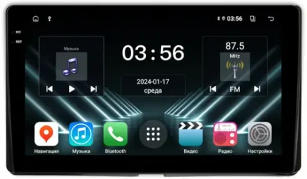 Магнитола для Toyota Sienna 3 2014-2020 - FarCar DX9-9532 монитор 9.5" IPS на Android 13, 4+64Гб, CarPlay