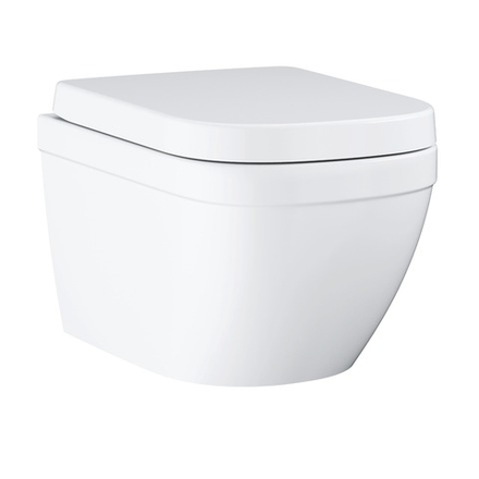 Подвесной унитаз GROHE Euro Ceramic, сиденье с микролифтом, альпин-белый (39554000)