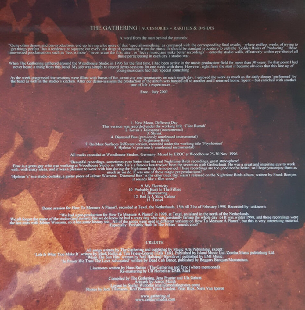 The Gathering / Accessories: Rarities & B-Sides (Limited Edition)(3LP)