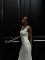 Платье MIU, молочный