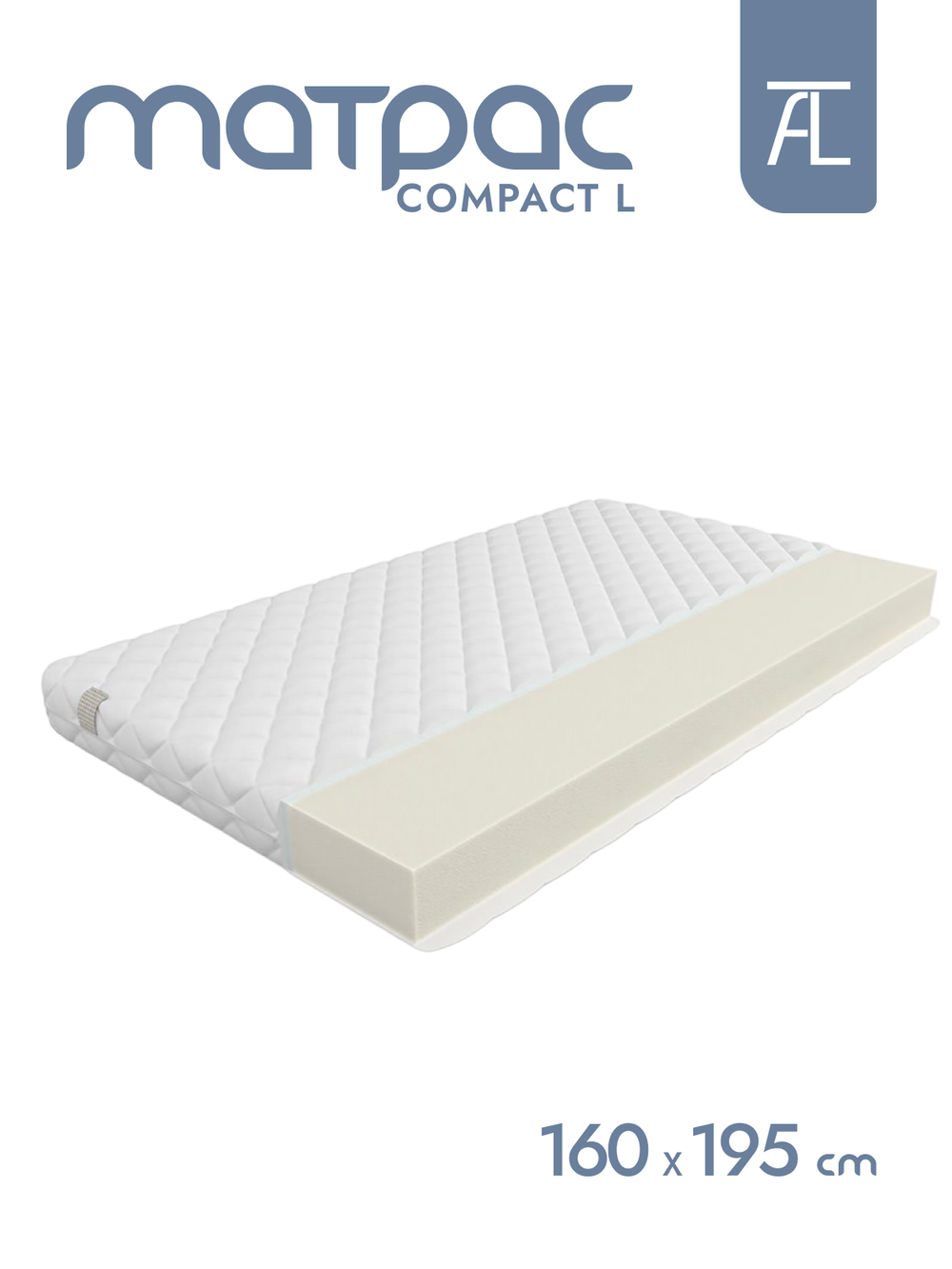 Матрас Mr. Mattress COMPACT L, беспружинный