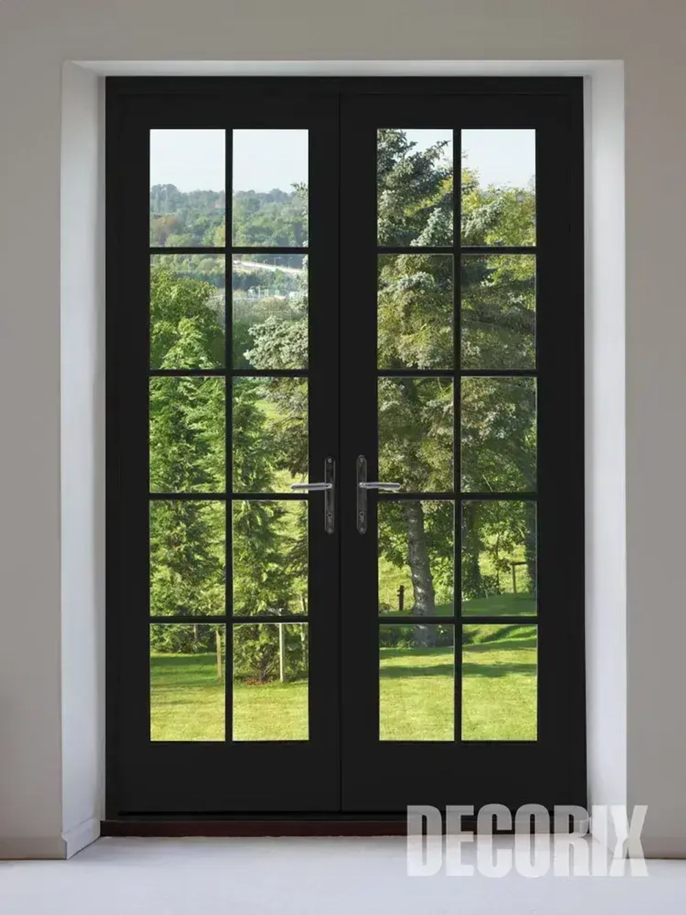 Краска для пластика черная матовая аэрозольная DECORIX - эмаль по пластику в баллончике 520 мл