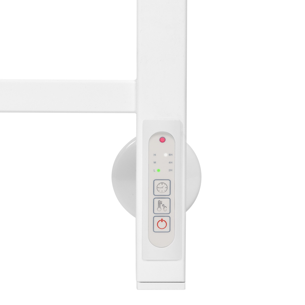 Полотенцесушитель Royal Thermo Axel П6 500х800 электро (встроен. диммер) белый