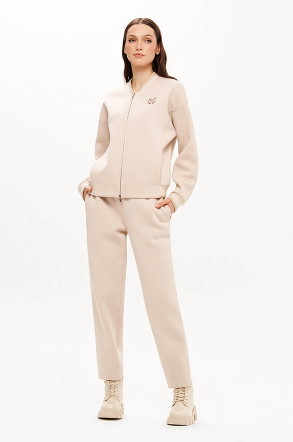 1946 Толстовка женская (светло-бежевый)