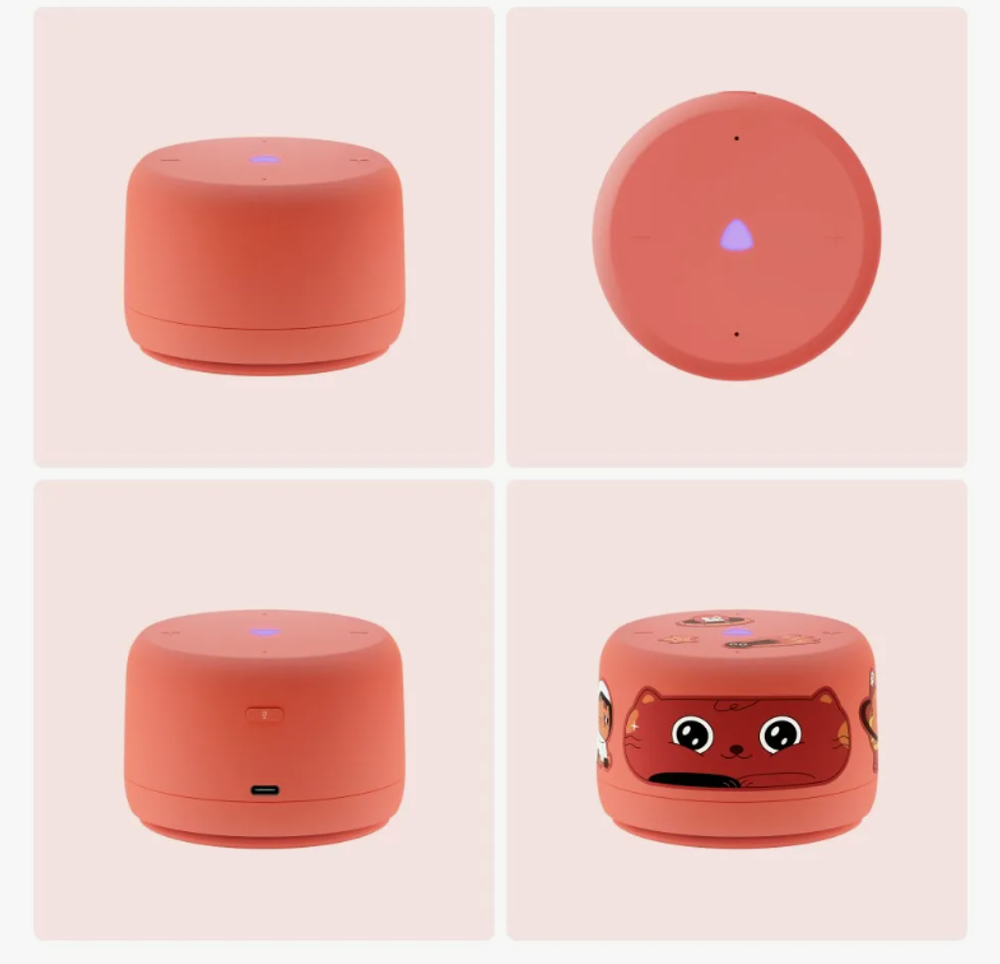 Яндекс Станция Лайт 2 с часами оранж