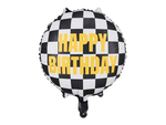 Шар Happy Birthday "Гонки"