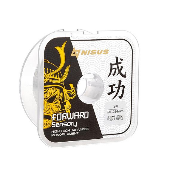 Леска FORWARD Sensory 0,286mm/100m Nylon Transparent (N-FS-0286-100) Nisus