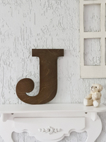 Буква английского алфавита деревянная настенная