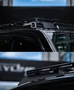 Платформа на крышу с люстрой для Toyota Land Cruiser LC300 2021-2024+ Крузак оффроуд багажник на крышу доп свет