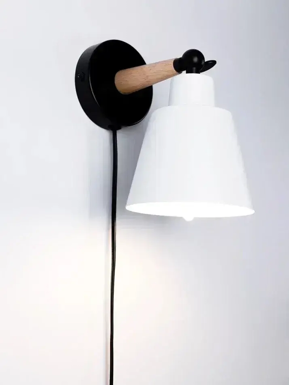 Бра настенный светильник Outframe, светильник настенный, цоколь Е27, белый