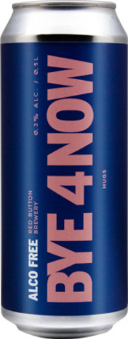 Пиво Рэд Баттон Бай Фо Ноу Безалкогольное / Red Button Bye 4 Now 0.5 - банка