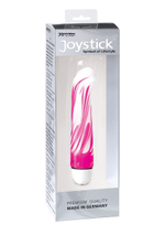 Розово-белый вибратор Flick-Flac Comfort - 17,8 см. (Цвет: розовый с белым)