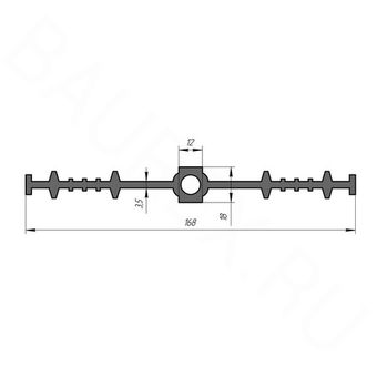 Гидрошпонка EPDM Гидроконтур ЦДР-168К12