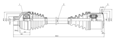 EWIGER - EW121151214-EWI - Drive Shaft