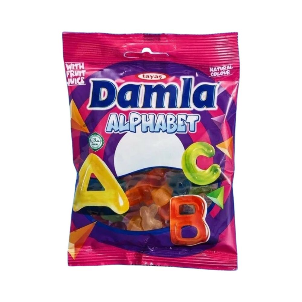 Мармелад жевательный Алфавит DAMLA GUMMY 80гр