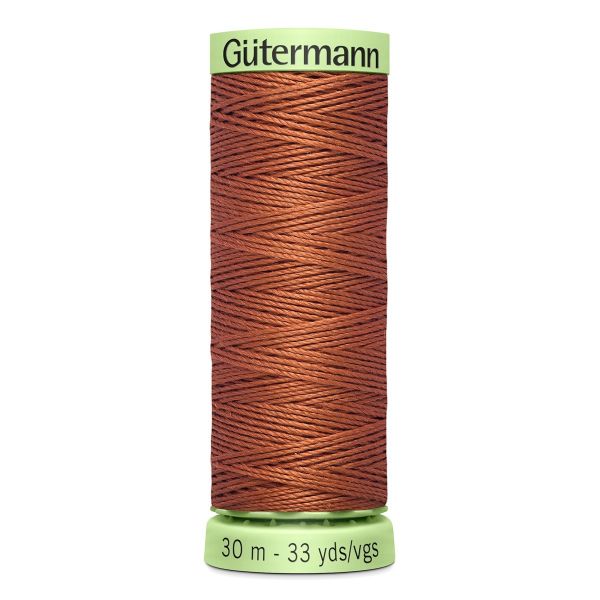 Нитки отделочные Gutermann Top Stitch 30 (30 метров), 5 кат. | 847 медно-коричневый