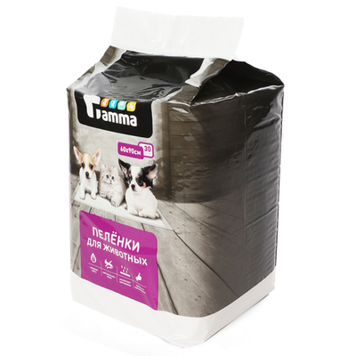 Пеленки для животных, 600*900мм (уп.30шт.), Gamma