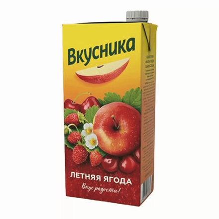 Натуральный сок Вкусника Летняя ягода 0,95 л