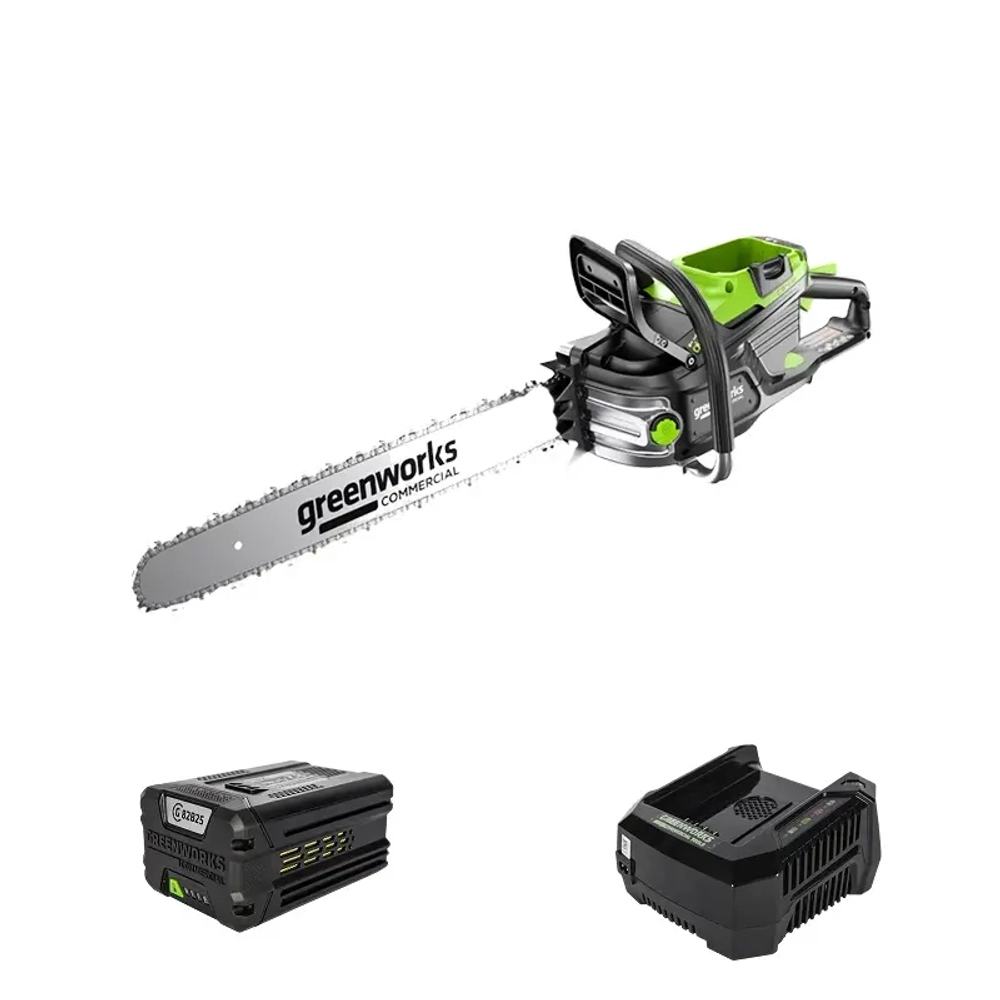 Аккумуляторная цепная пила Greenworks OCS800K25 (1 x 2.5 Ач, ЗУ) 2009707UA