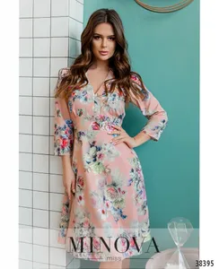 Платье 3140-пудра Minova