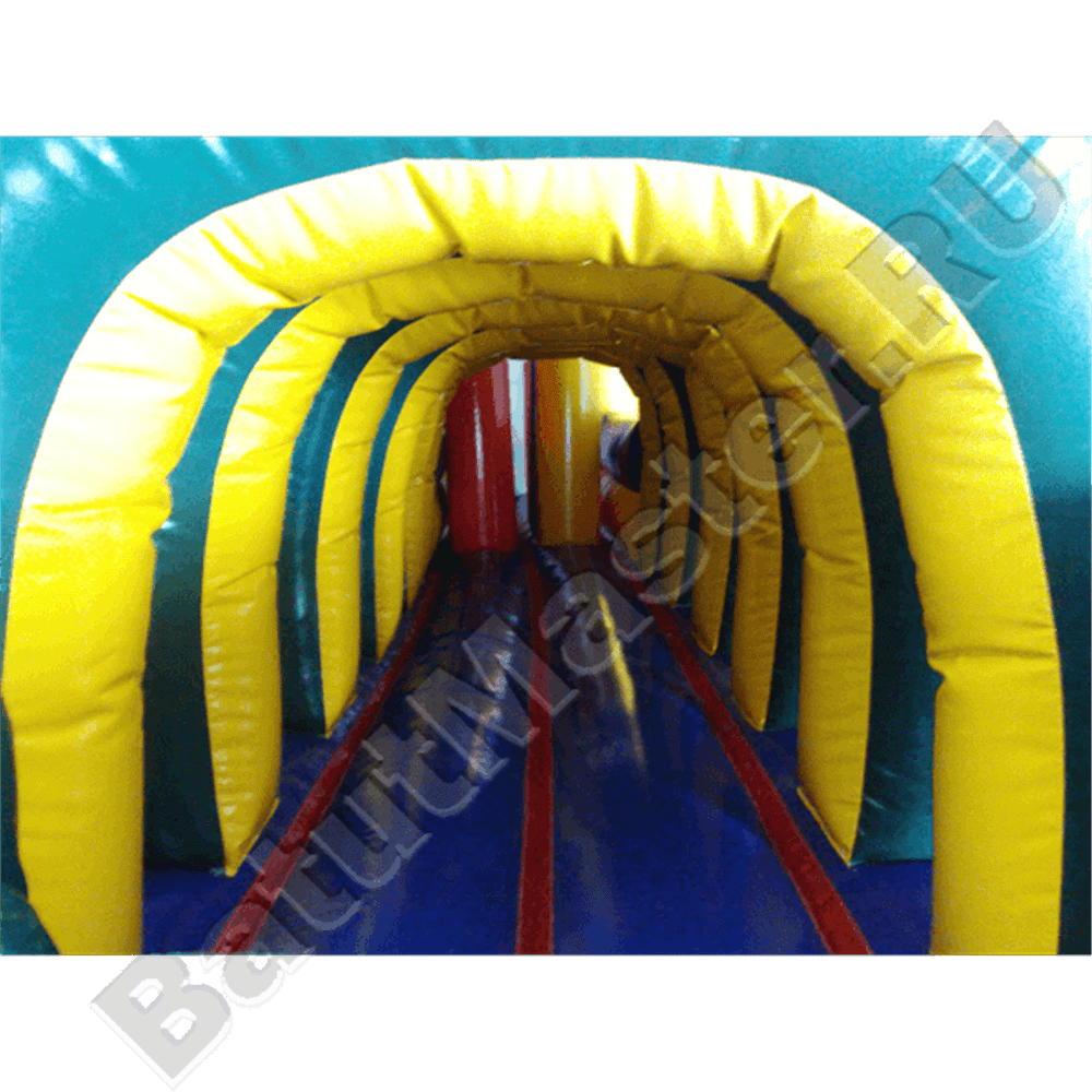 Надувная полоса препятствий "Супер - джунгли"