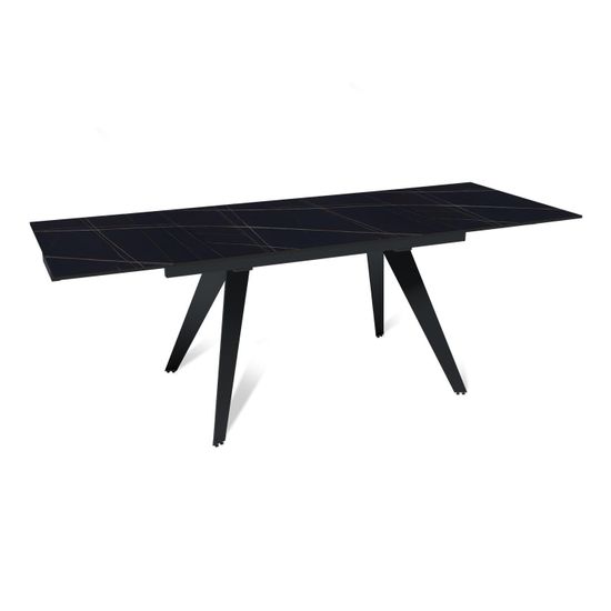 Стол раскладной Rhein (140+40+40) керамика матовая Blackgold