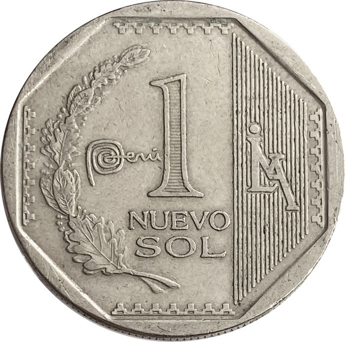 1 новый соль 2012 Перу