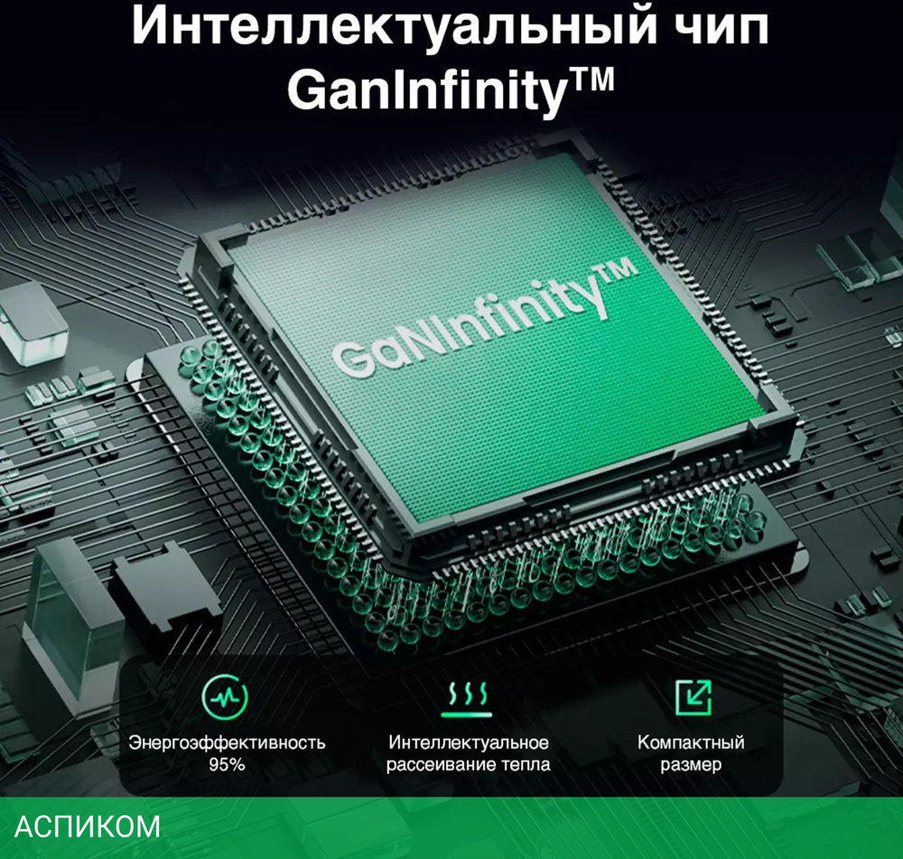 Сетевое зарядное устройство Ugreen X503 Space Gray (35041)