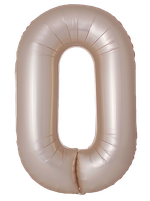 Цифра 0 Slim, Звездное Золото, Матовый в упаковке 40" Fm