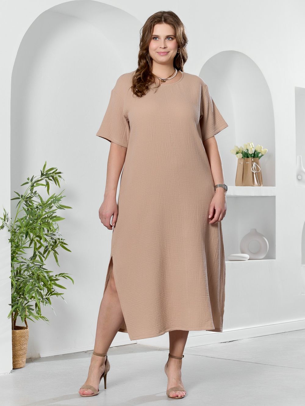 Платье Вуаль-1 Виотекс БЕЖЕВЫЙ