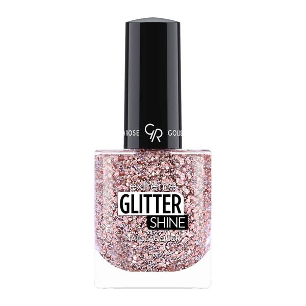 Лак для ногтей с эффектом геля Golden Rose extreme glitter shine nail lacquer  209