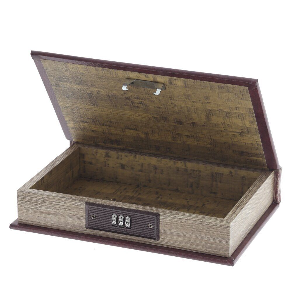 GAEM Шкатулка-книга с код.замком, L16 W4,5 H24 см