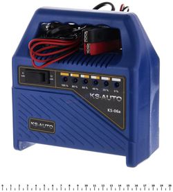 Устройство зарядное для аккумулятора KS-06a напряжение 6/12В емкость 6/60Ач