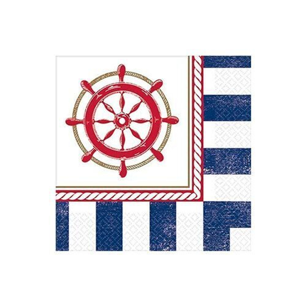 Салфетки малые Морская, 16 штук