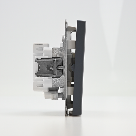 Выключатель 2-кл. ArtGallery (сх. 5а) 10AX с подсветкой механизм грифель SE GAL000753