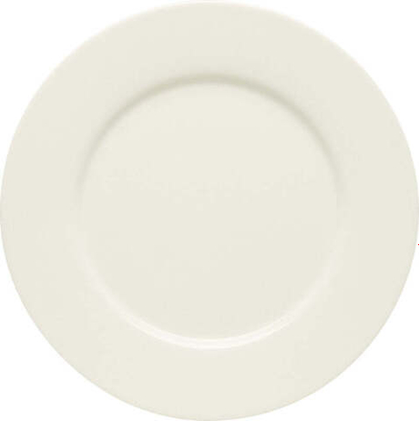 Тарелка мелкая Bausher 24 см Purity, цвет белый, фарфор