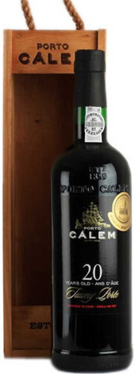 Портвейн Calem 20 Years Old Tawny Porto wooden box, 0,75 л.