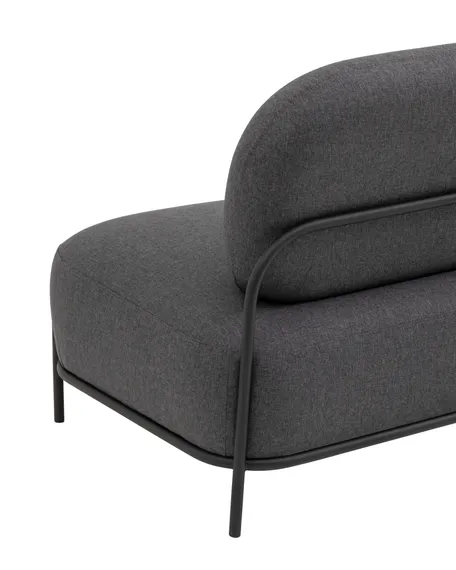 Диван Midnignt темно-серая рогожка