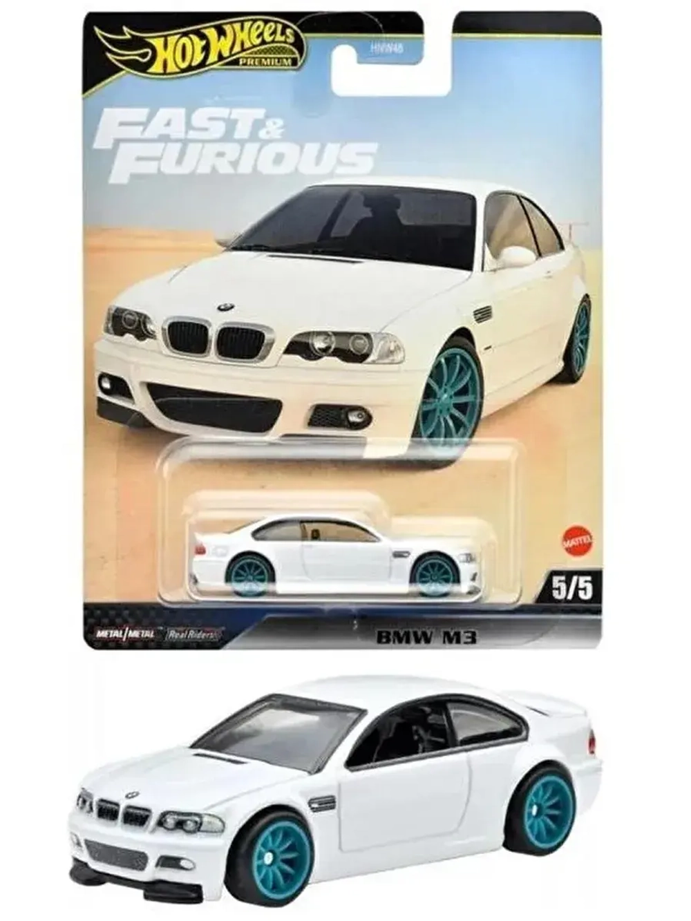 Машинка Хот Вилс Премиум BMW M3 HNW46 HYP70
