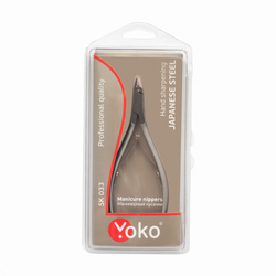 Yoko Кусачки SK 033 для кутикулы серия Premium с двойной пружиной и лезвием, 6,5 мм