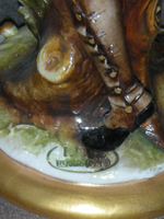 Статуэтка. Фарфор. Охотник с горном. Capodimonte. Италия
