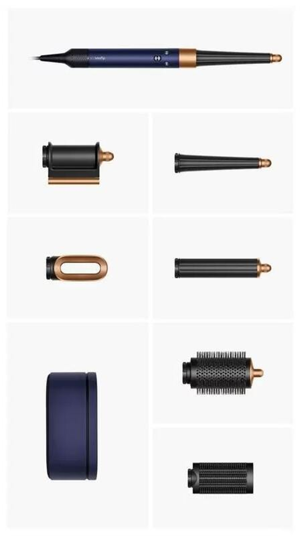 Стайлер Dyson AirWrap Complete HS08 Long Прусский Синий/Медь с Кейсом