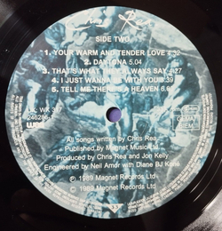 Винтажная виниловая пластинка LP Chris Rea The Road To Hell (Germany 1989) You Must Be Evil WX 317