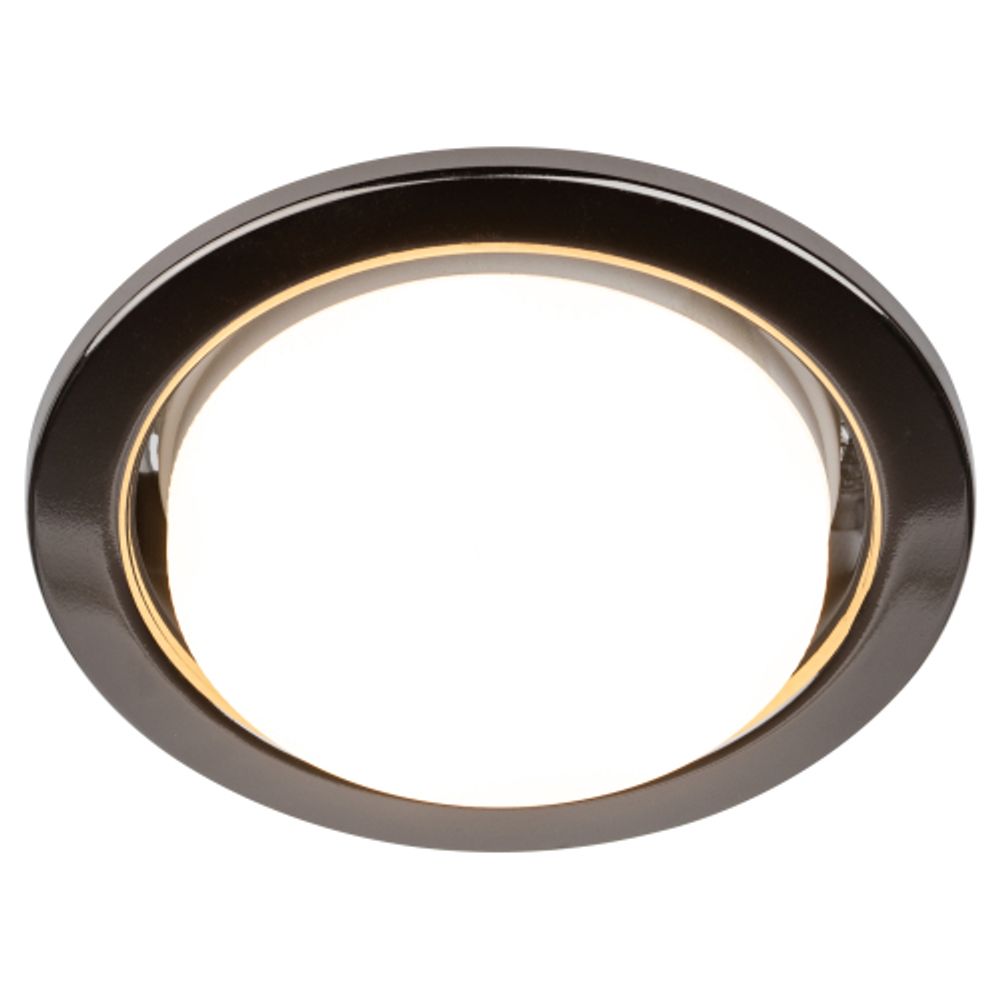 Светильник встраиваемый ЭРА KL35 BK /1 (к) под лампу GX53 черный термокольцо в комплекте | Встраиваемые светильники Для ламп GX53